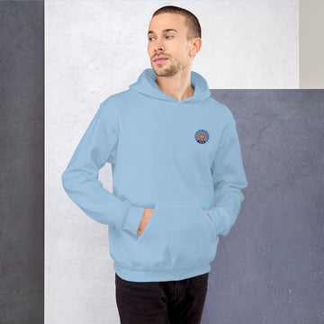 Deane & Hoyle Basic Hoodie (2021 Logo-Embroidery) - light blue colorway